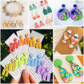 Clay Cutters Kit Earrings Ceramic Craft Cutting Mold Baking Mould Handmade DIY Jewelry Making Tools Cake Cookie Cutters. 