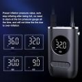 Mini Car Air Pump 150PSI Cordless Air Compressor Portable Electric Tire Inflator with Auto-Off Function. 