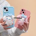 Difutagui Cute Cartoon Fluffy doll Animal Support Mobile Phone Extension Sales promotion Frame Finger Bracket Plush Toys bear dog Universal Fold Bracket. 