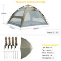 KingCamp Double Layer Large Camping Tent Compact Windproof Waterproof Lightweight UV Protection Easy Setup All Seasons Camping Tent. 