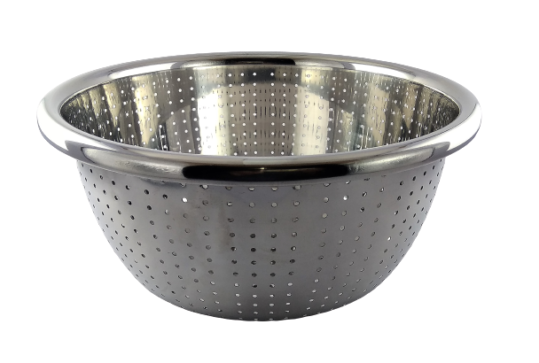 Stainless Steel Colander-28 cm (Easy to Strain Noodles,Vegetables, Fruits, Pasta etc..)