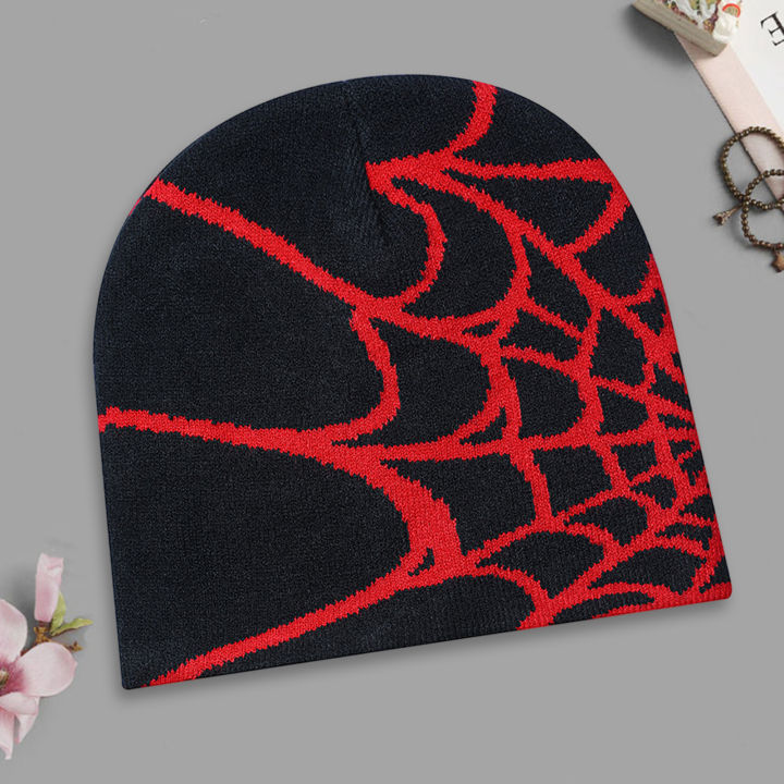 Mosbeha%20Dome%20Brimless%20Hat%20Spider%20Web%20Knitted%20Winter%20Hat%20Unisex%20Dome%20Cap%20for%20Cold%20Weather%20Cosplay%20Party%20Elastic%20Brimless%20Design%20with%20for%20Club%20-%20Image%204