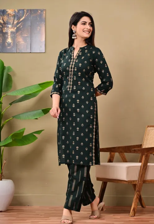 Viscose%20Rayon%20Kurta%20Palazzo%20Set%20For%20Women%20-%20Image%203