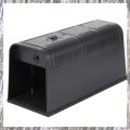 5000V Electric Mouse Trap Zapper Powerful Rat Traps Indoor for Homes with Anti-Escape Door for Home,Garage Black. 