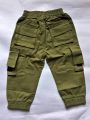 Green Stylish Jogger Pants For Baby Boys. 