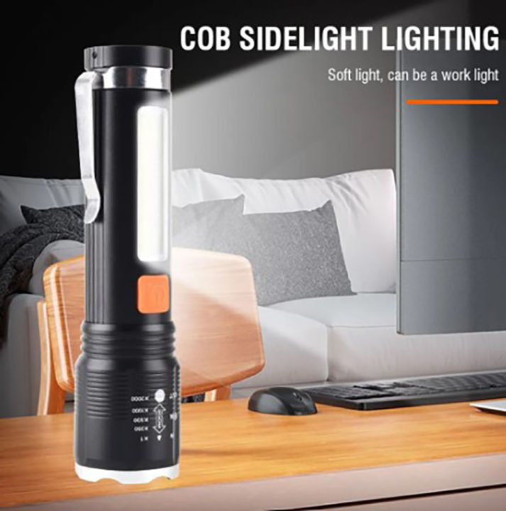 12000%20mah%20XH-P50%20BX-P12%20Ruilang%20Rechargeable%20Retractable%20Zoom%20LED%20Torch%20Light%20-%20Image%202