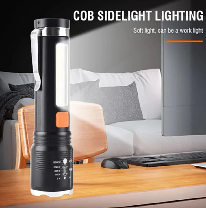 12000%20mah%20XH-P50%20BX-P12%20Ruilang%20Rechargeable%20Retractable%20Zoom%20LED%20Torch%20Light%20-%20Image%202