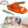 2 In 1 Dumpling Maker, Manual Dough Press Wrapper, Empanada Maker Household For Dumpling Making Tool. 