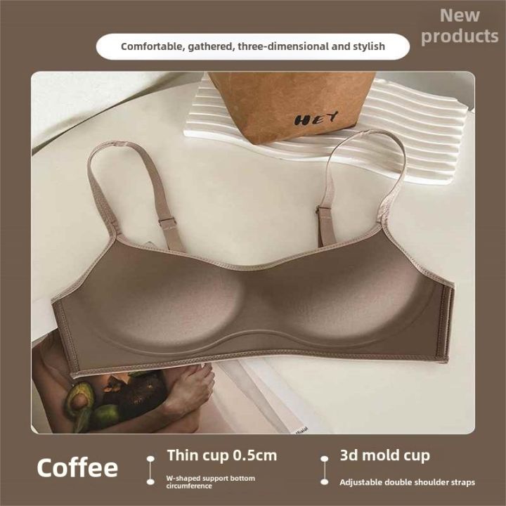 Bizzy%20MOYISU%20Naked%20Feeling%20Small%20Cup%20Without%20Trace%20Clothes%20Women%20Small%20Chest%20Gathered%20W%20Support%20Anti-sag%20Without%20Steel%20Ring%20New%20Women%20-%20Image%204