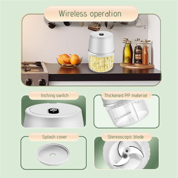 SptrryUSB%20Electric%20Garlic%20Chopper%20250ML%20Portable%20Wireless%20Food%20Chopper,%20Small%20Food%20Processor%20for%20Chopping%20Garlic%20Ginger-White%20-%20Image%203