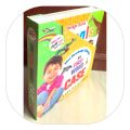 4 Big Board Books Set For Children: Alphabet / Numbers / Animals / Words ( My First Board Book Case for Kids : Helps Children Read and Learn). 
