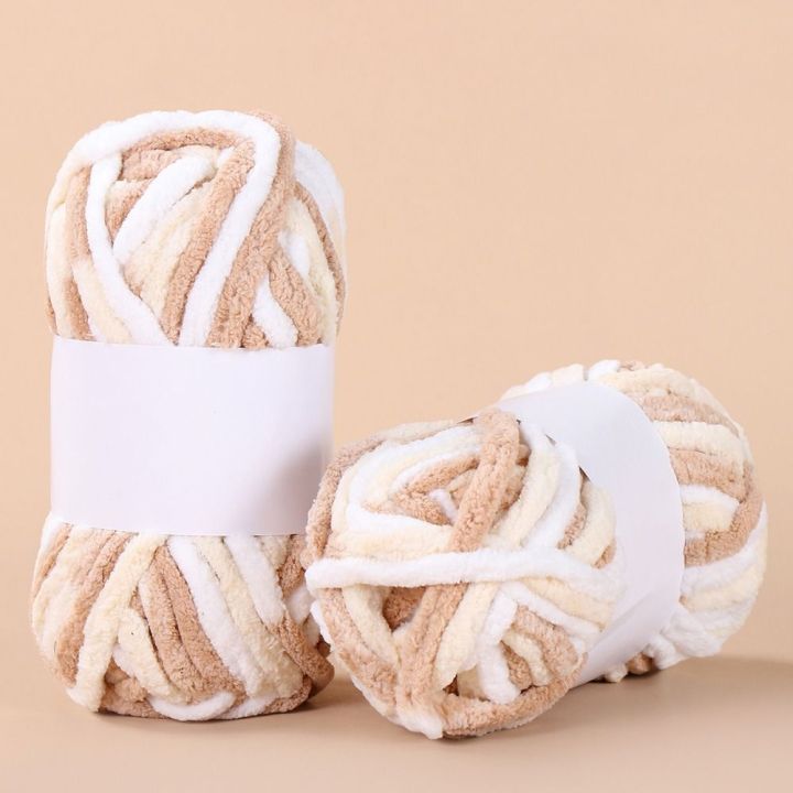 New%2050g/ball%20Ice%20Strip%20Thread%20Yarn%20Colorful%20Anti-Pilling%20Coarse%20Wool%20Thread%20Thick%20DIY%20Crochet%20Scarf%20Chenille%20Hand%20Knitting%20Yarn%20-%20Image%203