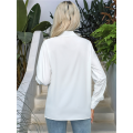 Womens Long Sleeve Office Shirt Tops White M. 