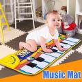 Piano Music Keyboard Touch Play Music Singing Carpet Mat Blanket  Gift Kids Educational Toy. 
