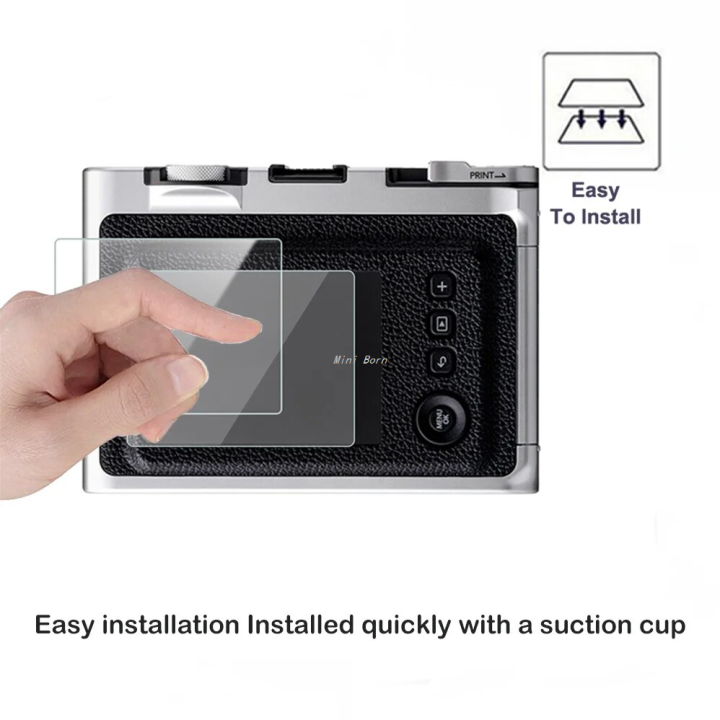 Mini Born HD Tempered Glass Screen Protector For Fuji Instax Mini Evo LCD【Hot New Release】 Camera Screen Film Scratch-proof Glass Film For Instax Mini Evo