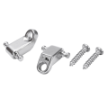 FORIDE 6 Pcs Electric Guitar Roller String Tree String Retainer - Silver. 
