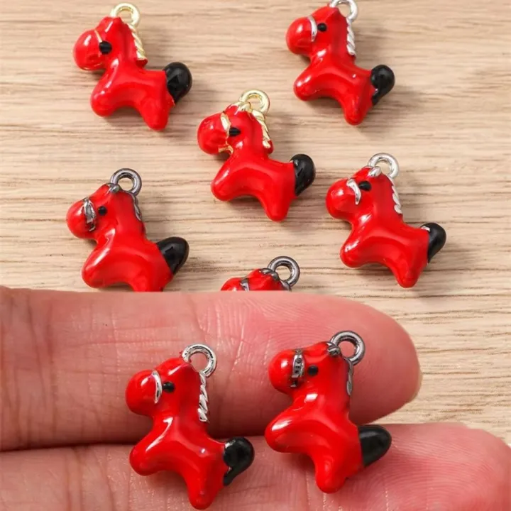 5%20Pcs%20New%20Necklaces%20Charms%20Horse%20Charms%20Pendants%20Keychains%20Parts%20Little%20Horse%20Horse%20Pendant%20Accessories%20Multi-purpose%20Zinc%20Alloy%20Horse%20Keychain%20Pendant%20DIY%20Jewelry%20Making%20-%20Image%206