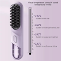 ARELENE Wireless Hair Straightener, Mini Hot Comb Dryer & Straightening Brush, Portable Hair Styling Appliances. 