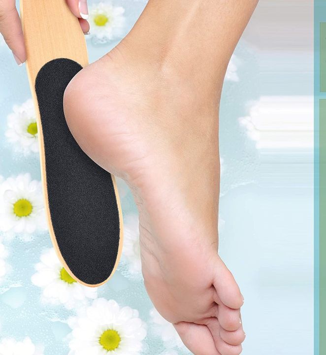 Pedicure Foot File For Exfoliation & Fine Foot Scrubber for Smoothing & Softening Skin, Foot Brush