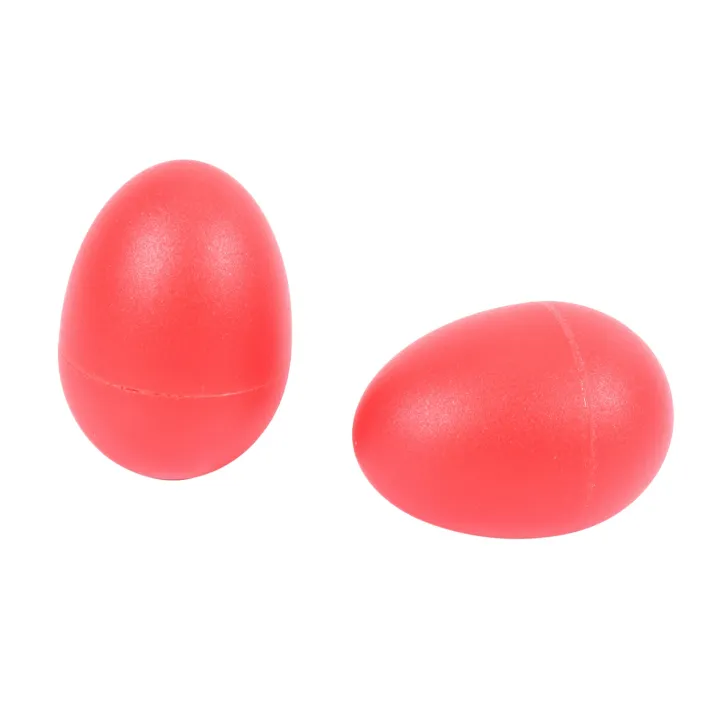 fasdaga%202%20Pair%20Plastic%20Percussion%20Musical%20Egg%20Maracas%20Shakers%20Red%20-%20Image%203