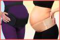Maternity Women's Belly Band, Adjustable Pregnancy Belly Back Support Band For Abdomen, Pelvic, Waist, & Back Pain. 