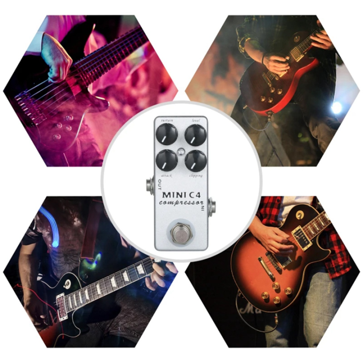 Sojhoop%20Audio%20MINI%20C4%20Compressor%20Guitar%20Effect%20Pedal%20True%20Bypass%20Guitar%20Effects%20-%20Image%204