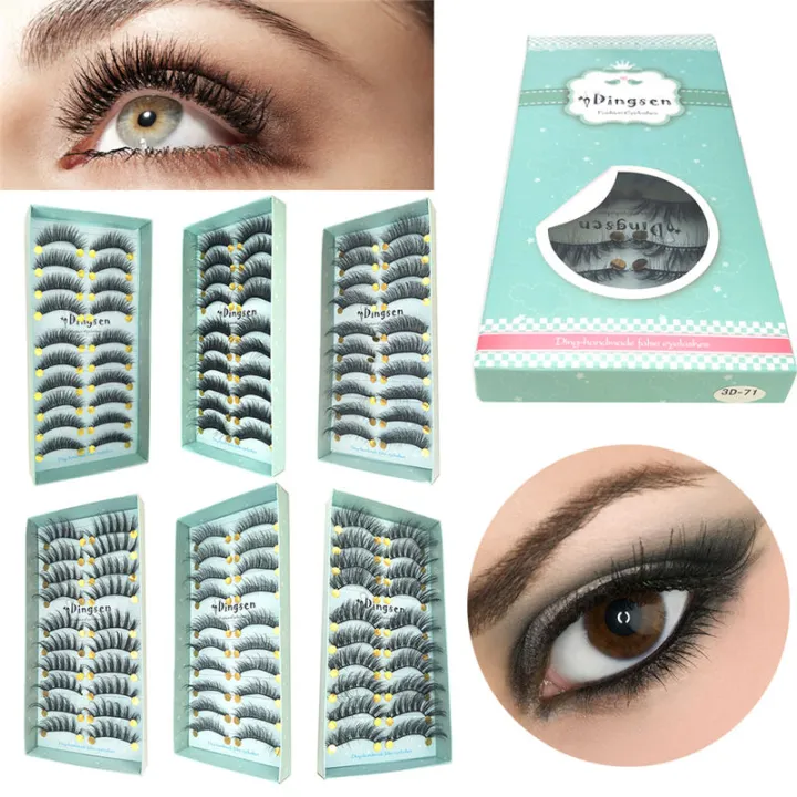 DINGSEN%20New%2010%20pairs%20natural%20false%20eyelashes%20lashes%20long%20makeup%203d%20mink%20lashes%20extension%20eyelash%20mink%20eyelashes%20for%20beauty%20-%20Image%202