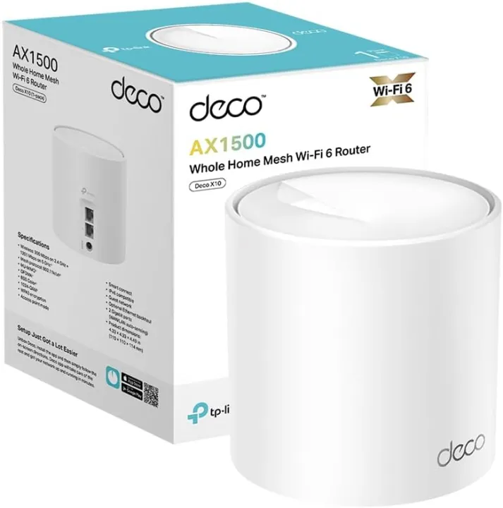 Deco%20X10%20AX1500%20TP-Link%20Whole%20Home%20Mesh%20WIFI%206%20System%20(1-Pack)%20Parental%20Controls%20With%20Weekly%20and%20Monthly%20Reports%20White%20-%20Image%208