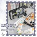Wrist Strap Wristband Phone Case For ZTE Blade A35/A55 Silicone ring Dirt-resistant protective Back Cover Kickstand Cute. 