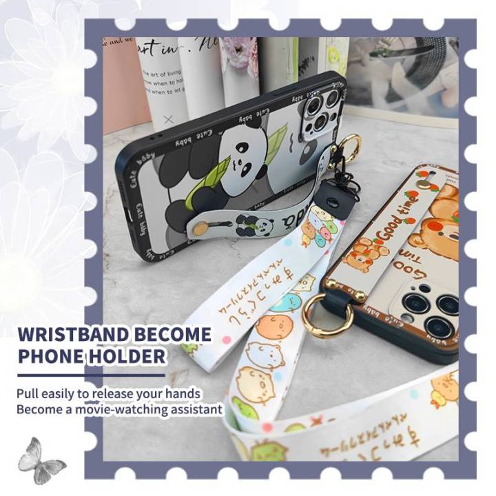 Wrist%20Strap%20Wristband%20Phone%20Case%20For%20ZTE%20Blade%20A35/A55%20Silicone%20ring%20Dirt-resistant%20protective%20Back%20Cover%20Kickstand%20Cute%20-%20Image%202