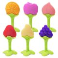 New Baby Teether Fruit Shape Silicone Safe Teething Chew Toys Infants Pacifier. 