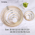 Sutuiying 1PC 8-23cm Round Embroidery Hoops Frame Wooden Bamboo Hand Embroidery Portable Rack Ring For DIY Cross Stitch Needle Craft Tool. 