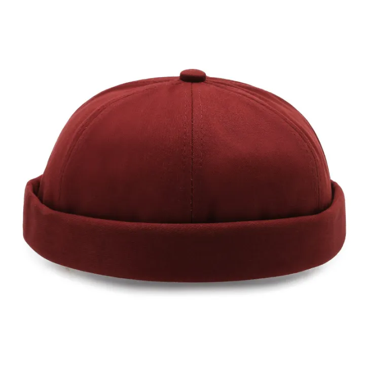 Vintage%20Dome%20hat%20mens%20cotton%20beanies%20for%20men%20Docker%20sailor%20crimping%20brimless%20skull%20caps%20casual%20hip%20hop%20elastic%20cap%20-%20Image%205