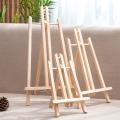 Classroom Adults Wooden Tabletop Exhibition Artist Display Stand Holder Painting Easel Shelf. 