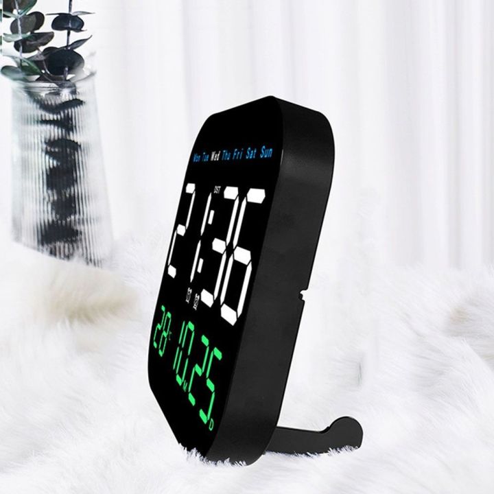 New Wall-mounted Electronic Wall Clock Multi-functional Temperature ...
