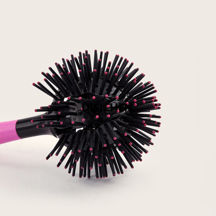 DISICHEN%203D%20Round%20Hair%20Brushes%20Comb%20360%C2%B0%20Round%20Styling%20Hair%20Brush%20Detangling%20Hairbrush%20Salon%20Spherical%20Ball%20Brush%20for%20Thick%20Curly%20Hair%202025%20New%20-%20Image%204