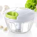 Crank Chop Food Chopper And Processor Deluxe With Japanese Blades | All In One Handheld Manual Food Chopper. 