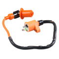 Racing Ignition Coil for GY6-50 GY6 50CC 125CC 150CC Engines Moped Scooter ATV Quad Motorcycle High Pressure Coil. 