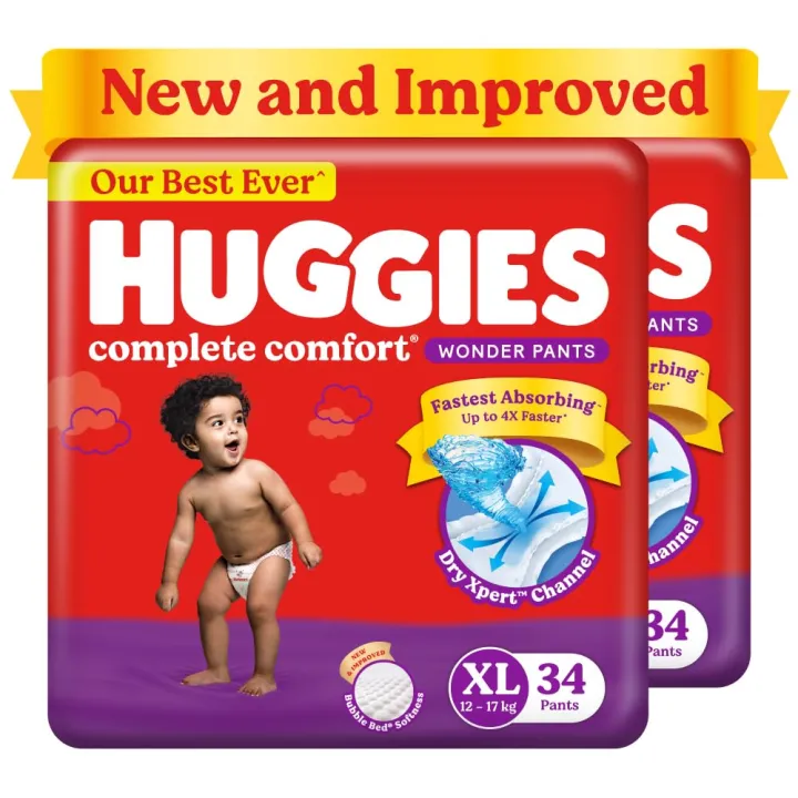 Huggies%20Wonder%20Pants%20(XL)%2068%20pcs%20Size%20(12-17%20Kgs)%20Baby%20Diaper%20Pants%7C%20Complete%20Comfort%20India's%20Fastest%20Absorbing%20Diaper%20with%20upto%204x%20faster%20absorption%20%7C%20Unique%20Dry%20Xpert%20Channel%20-%20Image%202