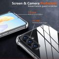 Clear case for Samsung Galaxy A24 4G - Transparent Soft Shockproof Airbag Crystal Back Cover. 