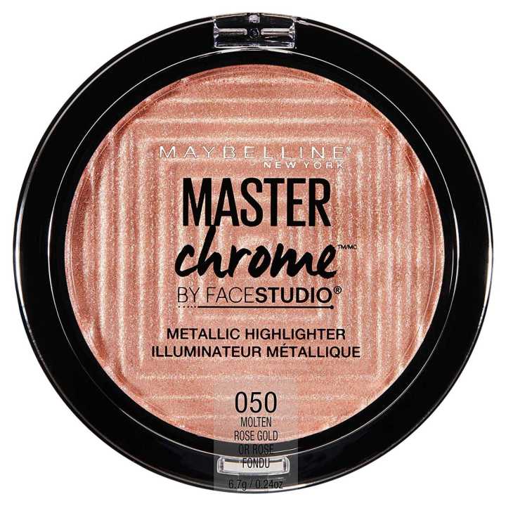 Maybelline New York Master Chrome Metallic Highlighter, Molten Rose Gold 6.7gm
