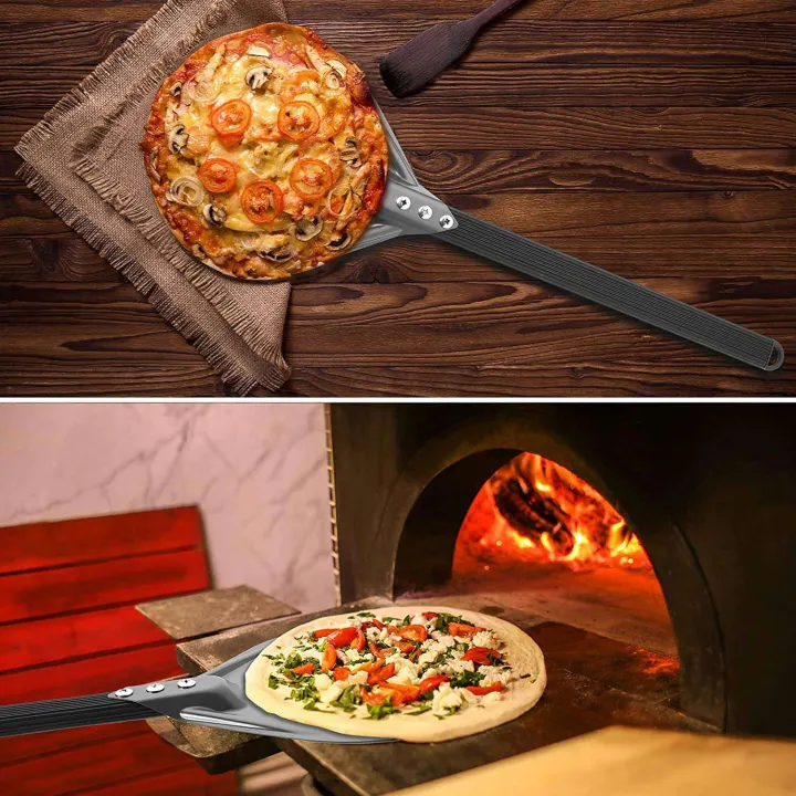 FORIDE%20Turning%20Pizza%20Peel%20with%208%20inch%20Aluminum%20Round%20Pizza%20Paddle,%2023.6%20inch%20Overall,%20Outdoor%20Pizza%20Oven%20Accessories%20-%20Image%202
