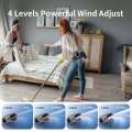 Mini Portable Waist 5000mAh Hanging Neck Fan 4 Speeds 13000RPM Strong Wind with Power Bank LED Lighting for Outdoor Working. 