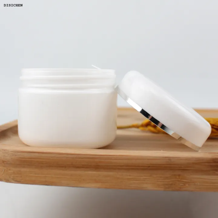 DISICHEN%20New%20style%2020Pcs/sets%2020/30/50/100g%20Refillable%20Bottles%20Travel%20Face%20Cream%20Lotion%20Cosmetic%20Container%20White%20Plastic%20Empty%20Makeup%20Jar%20Pot%20-%20Image%204