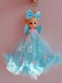 Beautiful Long Dress Gown Doll for Girls Attractive Big Doll with Dress for Girls with Key Chain – Doll for Girls. 
