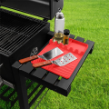 Barbeque Grill Accessories Tools for Side Shelf Mat Grill Red Small. 
