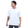 White Color Cotton Round Neck Half Sleeve Plain T-Shirt For Men. 