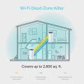 TP-Link AC1200 Whole Home Mesh Wi-Fi System, 2 Pack Deco M4 Dual Band Wi-Fi To An Area of up to 2,800 square feet White. 
