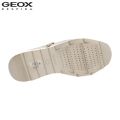 Geox Silver  Gendry A Pure Leather Sneaker Shoes For Women. 