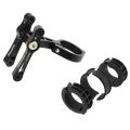 Bicycle Double Water Bottle Cage Holder Mount Adapter Black. 